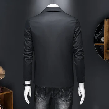2023 Новый высококачественный костюм Мода Все в одном Мужская корейская версия Тонкий красивый весенний и летний легкий пиджак 2