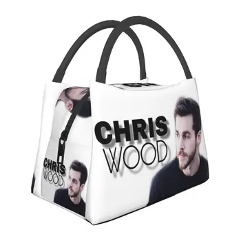 Kai Parker Chris Wood Термоизолированная сумка для ланча The Vampire Diaries Портативная сумка для обеда для работы Travel Food Box