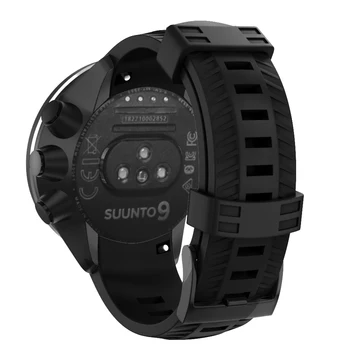 24 мм силиконовый сменный ремешок для часов Suunto 9 Спортивные дышащие ремешки Браслет для часов Браслет для Suunto 9 Baro Wristband Correa 2