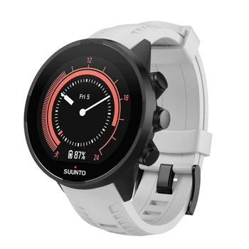 24 мм силиконовый сменный ремешок для часов Suunto 9 Спортивные дышащие ремешки Браслет для часов Браслет для Suunto 9 Baro Wristband Correa 5