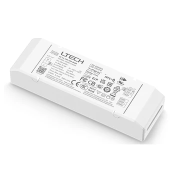 LTECH DMX Драйвер затемнения CCT Настраиваемый белый 12 Вт 100 мА-500 мА 20 Вт 100-700 мА 40 Вт 300 мА-1050 мА NFC CC DMX512 / RDM Трансформатор освещения