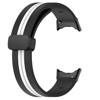 Магнитная пряжка Силиконовый ремешок для Google Pixel Watch Band Для пиксельных часов Браслет Спортивные мягкие наручные ремешки Аксессуары 1