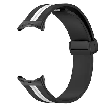 Магнитная пряжка Силиконовый ремешок для Google Pixel Watch Band Для пиксельных часов Браслет Спортивные мягкие наручные ремешки Аксессуары 2