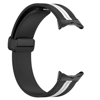 Магнитная пряжка Силиконовый ремешок для Google Pixel Watch Band Для пиксельных часов Браслет Спортивные мягкие наручные ремешки Аксессуары 3