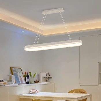 Минималистичные современные светодиодные подвесные светильники для столовой, кухни, гостиной, подвесной светильник, внутреннего освещения, бесплатная доставка