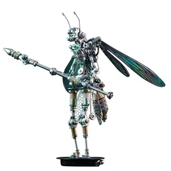 3d металлический вариант насекомые модель набор механический DIY сборка оса светящееся копье воин сборка моделей головоломка игрушка для взрослых