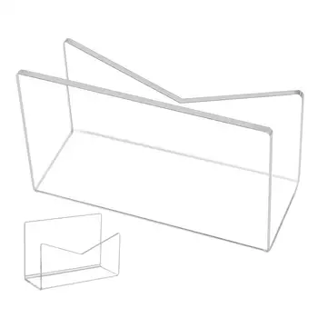  Clear Mail Sorter Акриловый органайзер Держатель конверта Многоразовый сортировщик писем Держатель стойки для сортировщика почты для столешницы